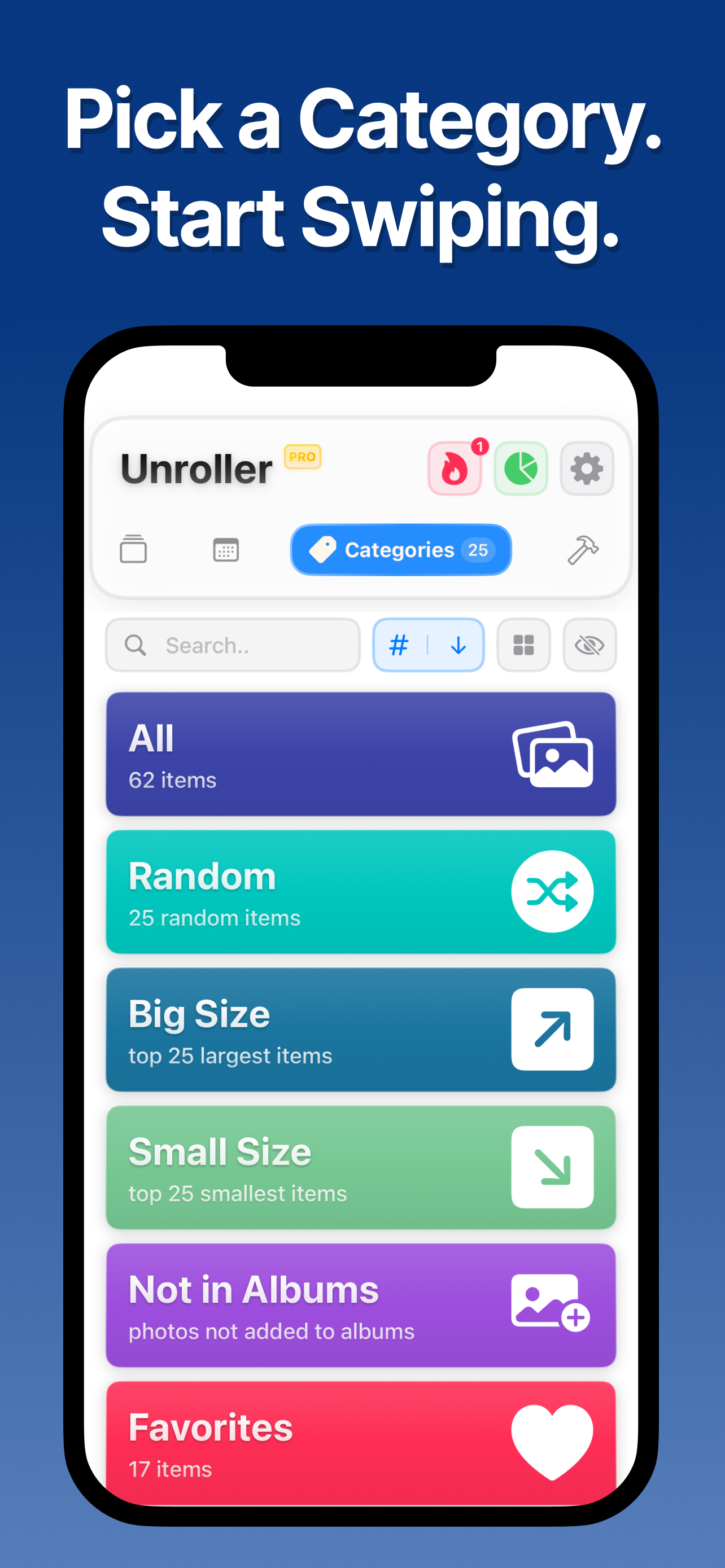 Swipe to Clean - Unroller