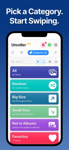 Swipe Photo Cleaner: Unroller Screenshot 7 of 10