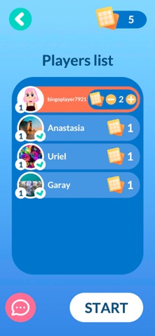Bingo - Family games iPhone screenshot