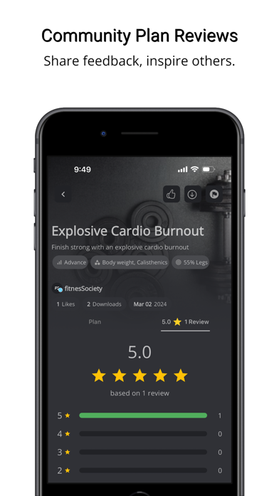 fitnesSociety Screenshot