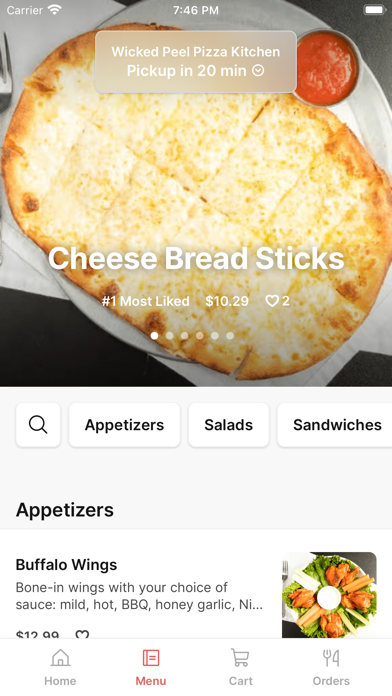 Wicked Peel iPhone screenshot 2 - Food & Drink app