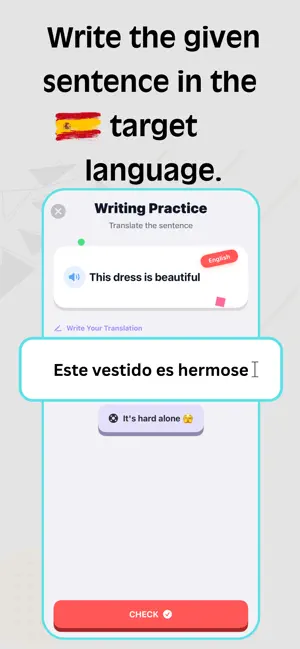 Learn Language by Writing:Vafi screenshot 2