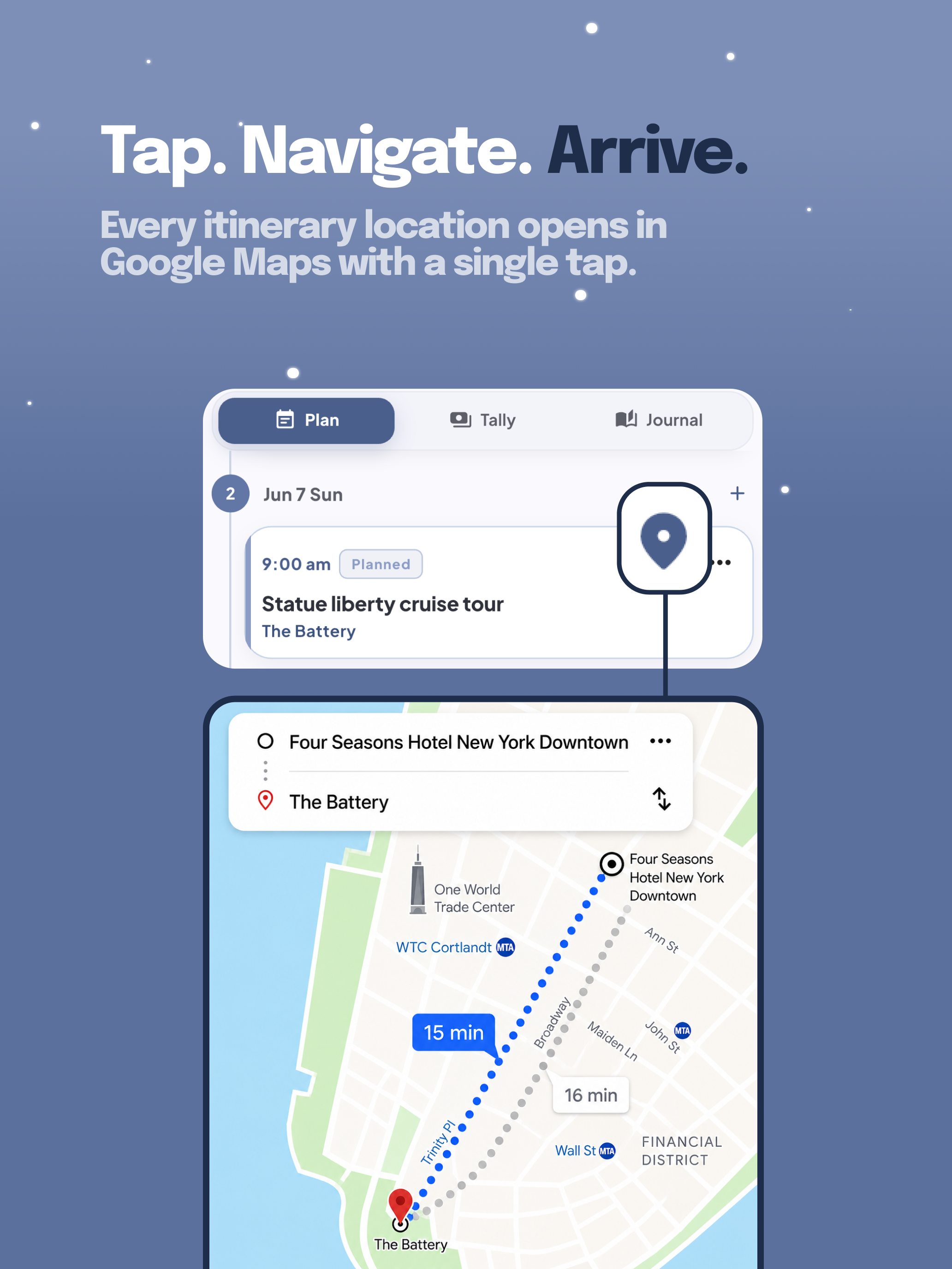 TallyTrip: Travel Planner