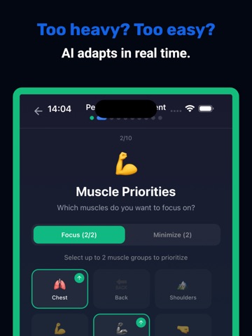 Arvo: AI Workout Coach iPad screenshot