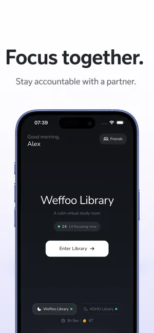 Weffoo – Live Focus App screenshot 1