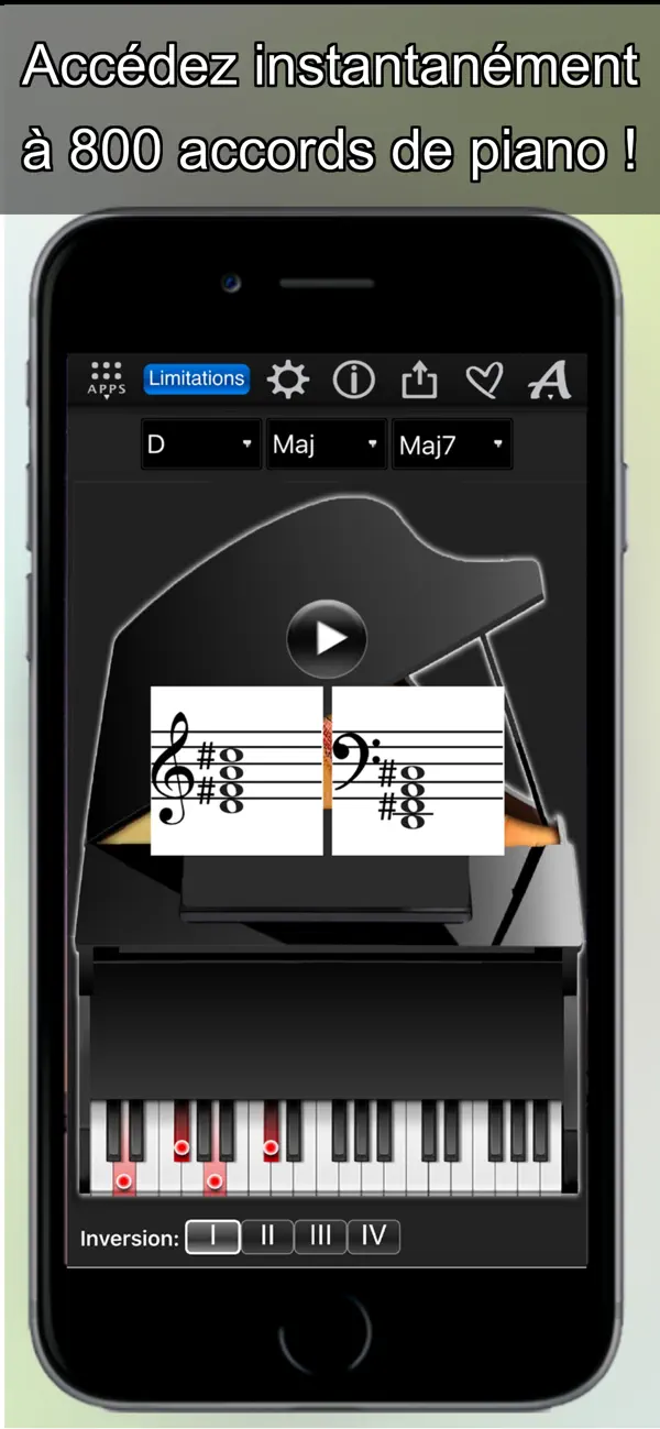 Screenshot #3 pour Piano Chords Compass Lite