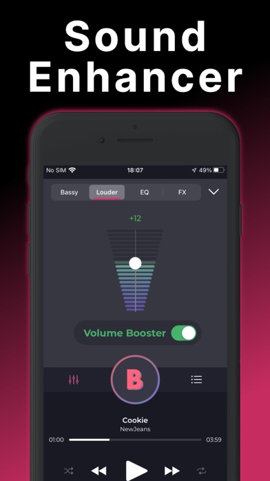 Bass Booster & Music EQ: BASSY Screenshot