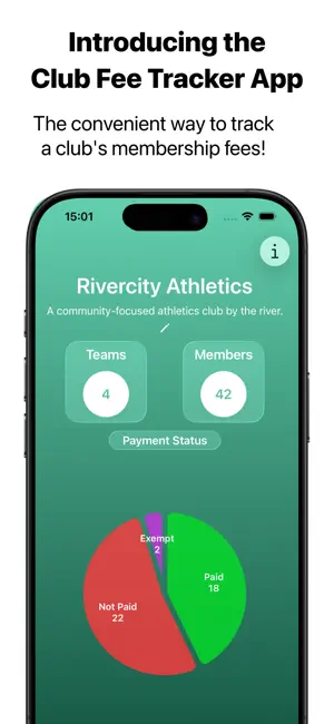 Club Fee Tracker screenshot 1