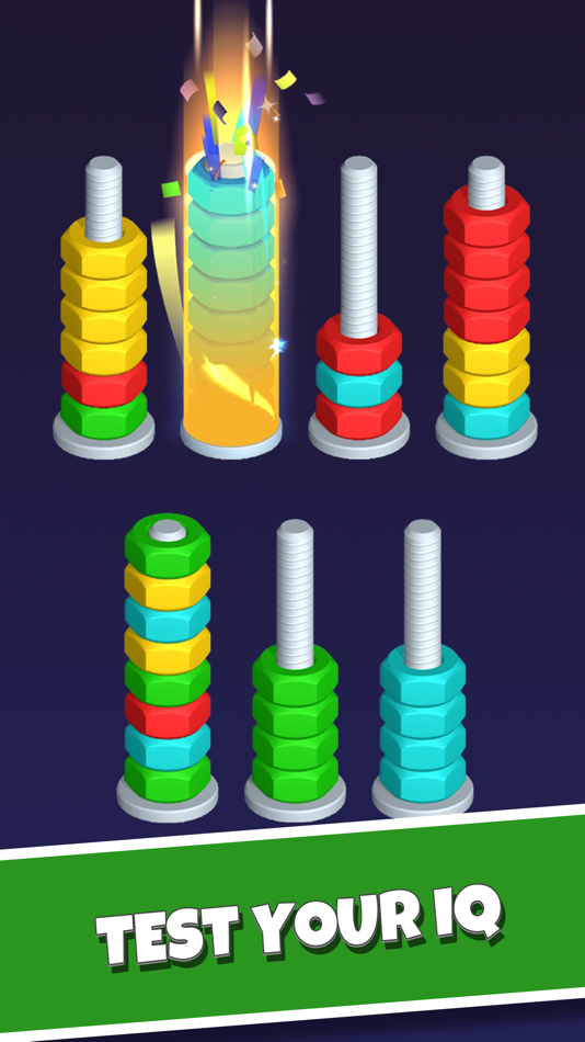 #3. Nut Sort-Color Puzzle Games (iOS) 由: Kiwi Fun HK Limited