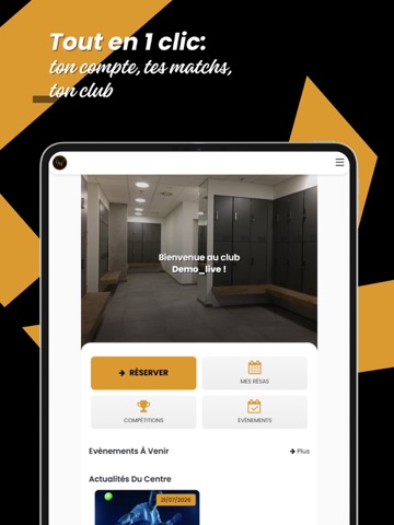 GM padel iPad screenshot