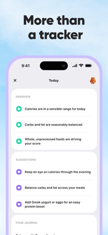 TrackAI: AI Calorie Coach iPhone screenshot