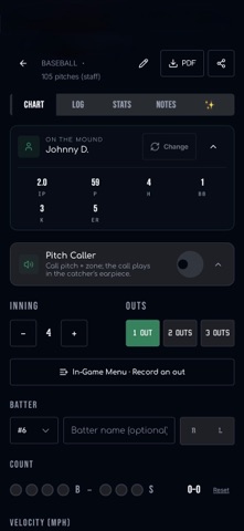 PitchZone Tracking Screenshot 6 of 10