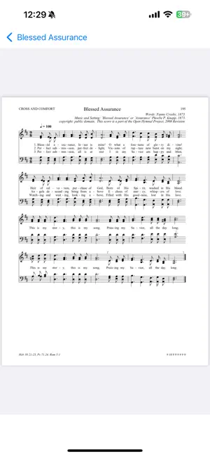 The Digital Hymnal screenshot 3