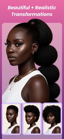 StyleShare: Hair Color Changer iPhone screenshot