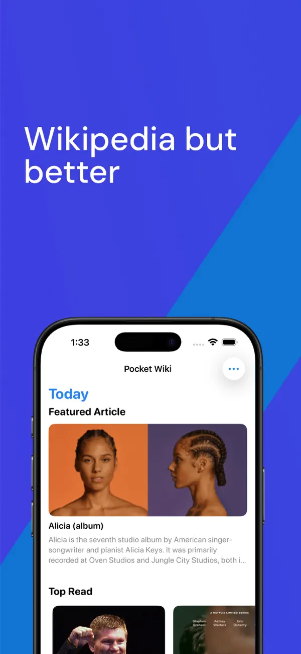 #1. Pocket Wiki (iOS) Podle: Samuel Ray