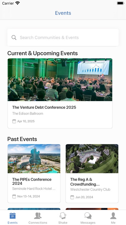 DealFlow Events Conference App