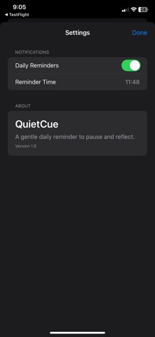 QuietCues screenshot