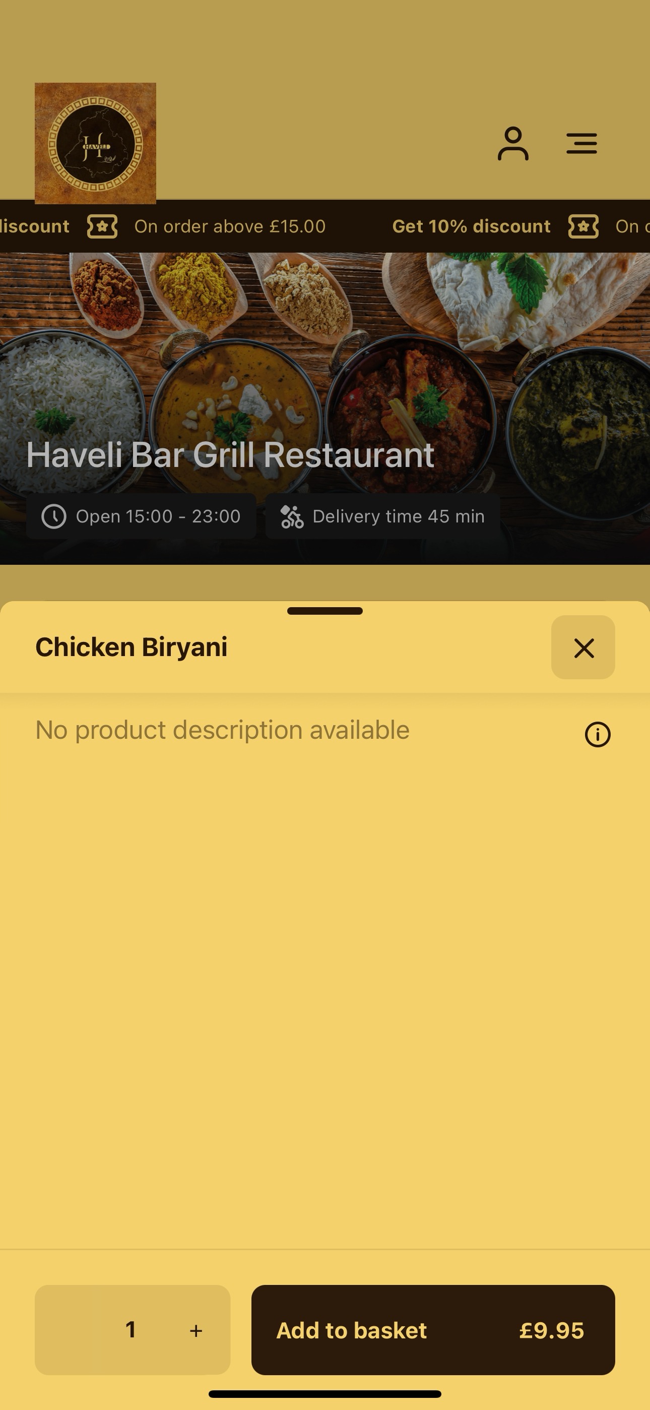 Haveli Bar Grill Restaurant