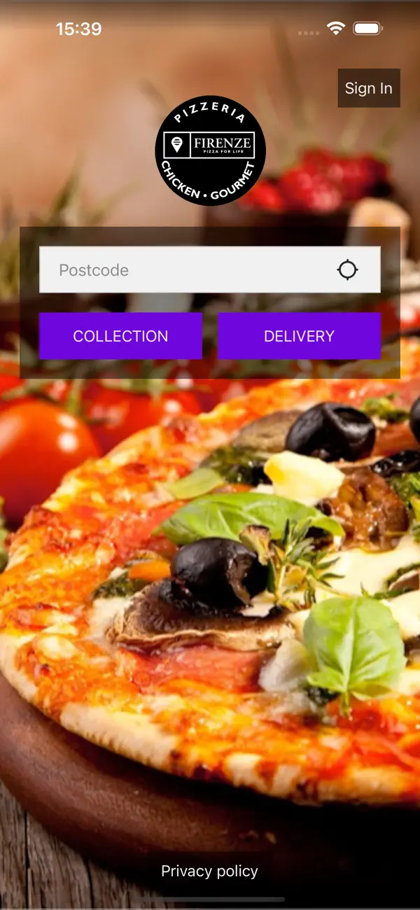 Screenshot #1 pour Firenze Pizzeria