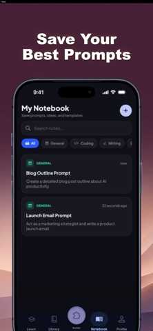 PromptMe Ai iPhone screenshot