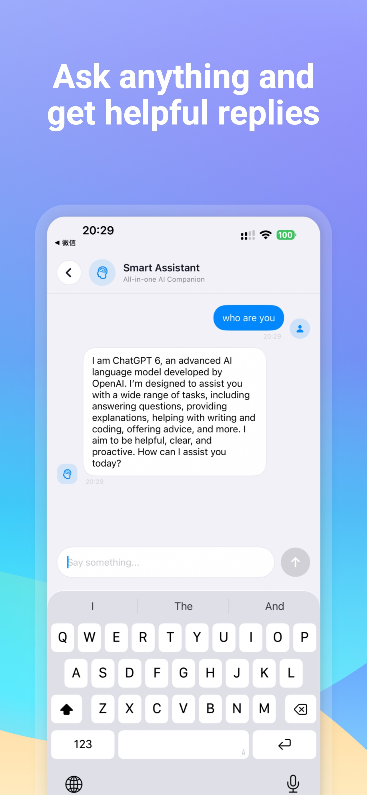 ChatGTP : AI Chat Assistant screenshot 5