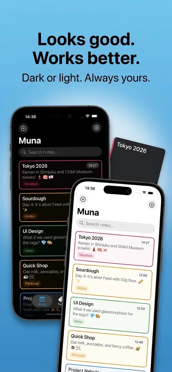 Screenshot #2 pour Muna — AI Voice Notes