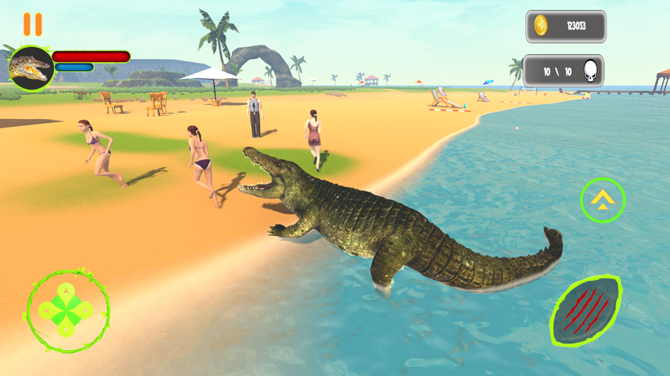 #3. Hungry Crocodile Simulator 3D (iOS) 由: Imran Sohail