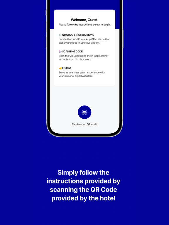 Hotel Phone App. iPad screenshot 2 - Travel app