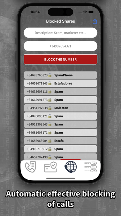 Call and Records Screenshot