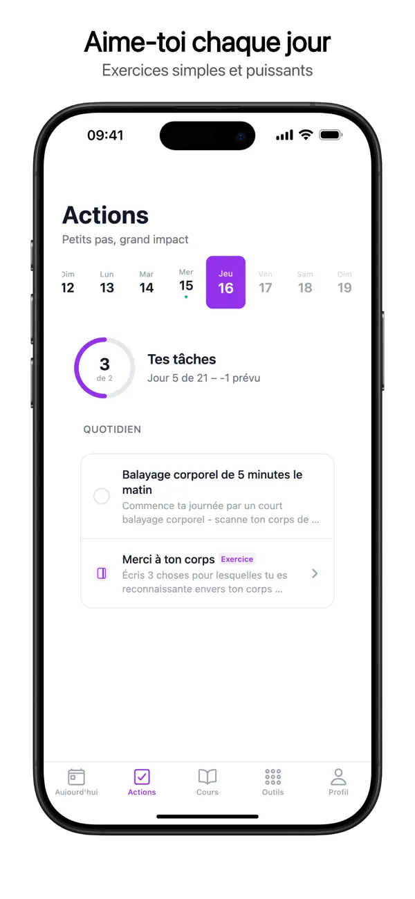 Screenshot #2 pour Amour de Soi - Cours 21 Jours