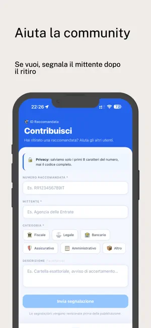 ID Raccomandata screenshot 4