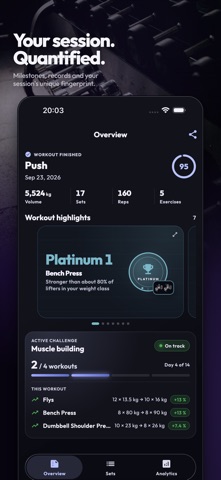 Heft: Workout Strength Tracker Screenshot 1 of 9