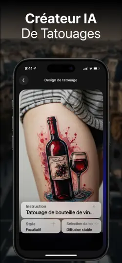Capture d'écran de DaVinci Générateur D'images IA sur iPhone 2