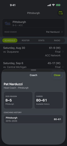Pitt Football Screenshot 7 of 9