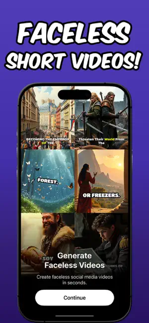 Faceless - AI Video Generator screenshot 1