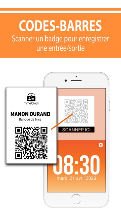 Screenshot #1 pour TimeClock par Simple In/Out