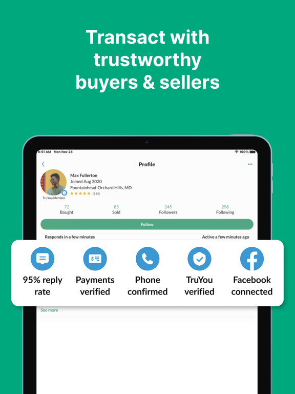 OfferUp - Buy. Sell. Simple. iPad screenshot 4 - Shopping app