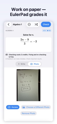 EulerPad: Math Practice Screenshot 1 of 5