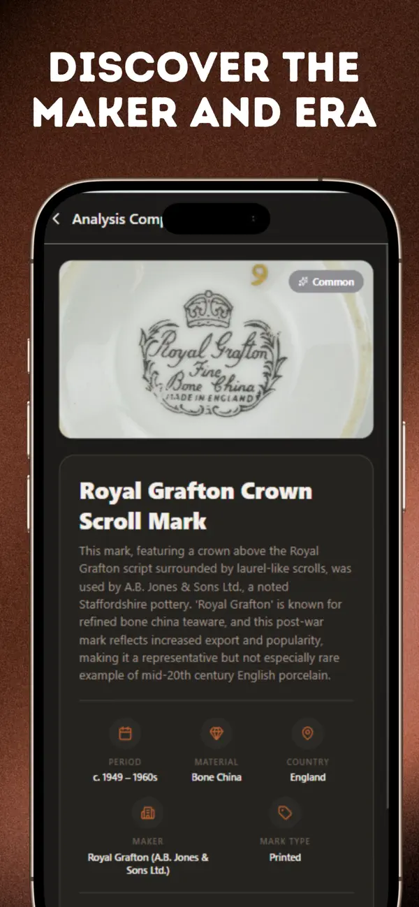 Screenshot #3 pour Ceramic Mark Identifier
