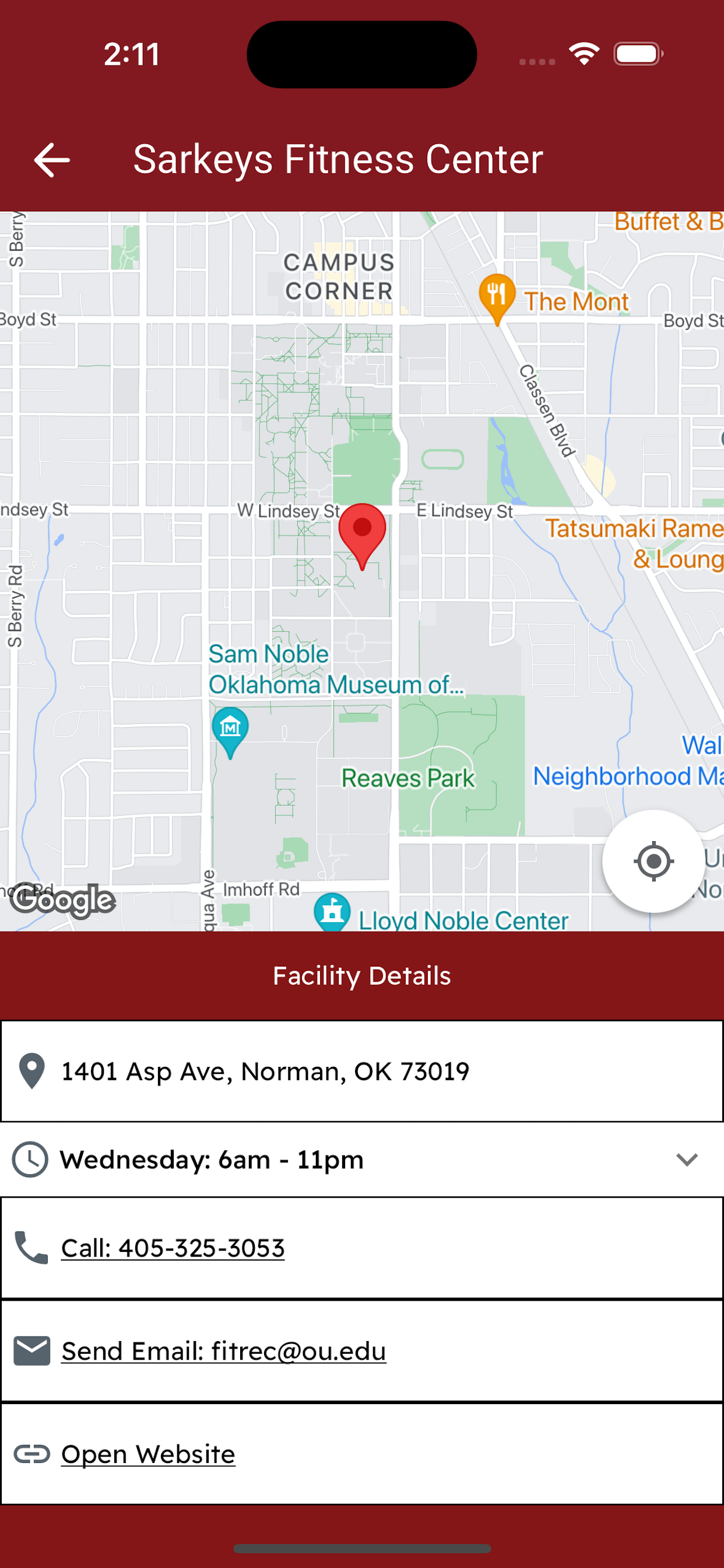 OU Fitness and Recreation