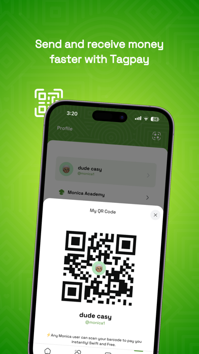 Monica - Pay, Send, Bills Screenshot