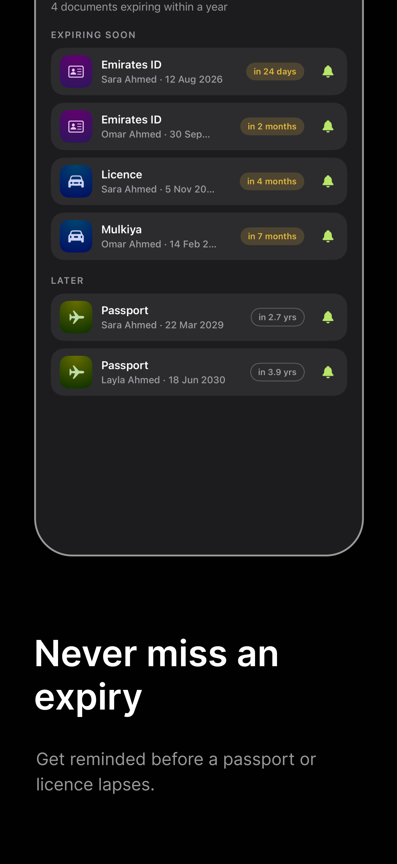 Doco – Documents & Cards Vault screenshot 3