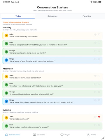 The Table: Faith Conversations iPad screenshot