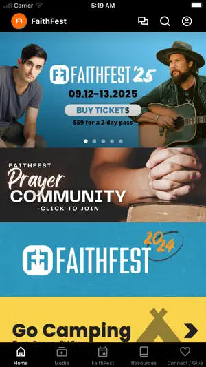FaithFest + CCM screenshot 1