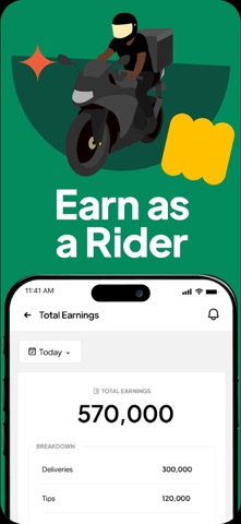 Chowdeck Rider iPhone screenshot