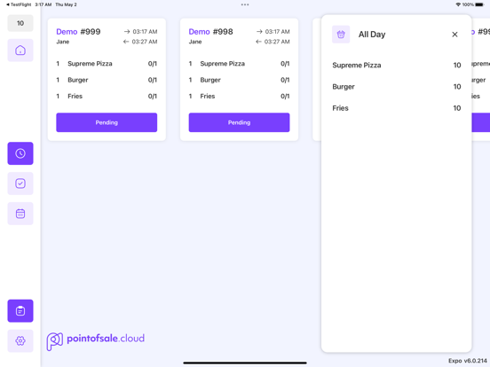 Point of Sale Cloud KDS app screenshot 2