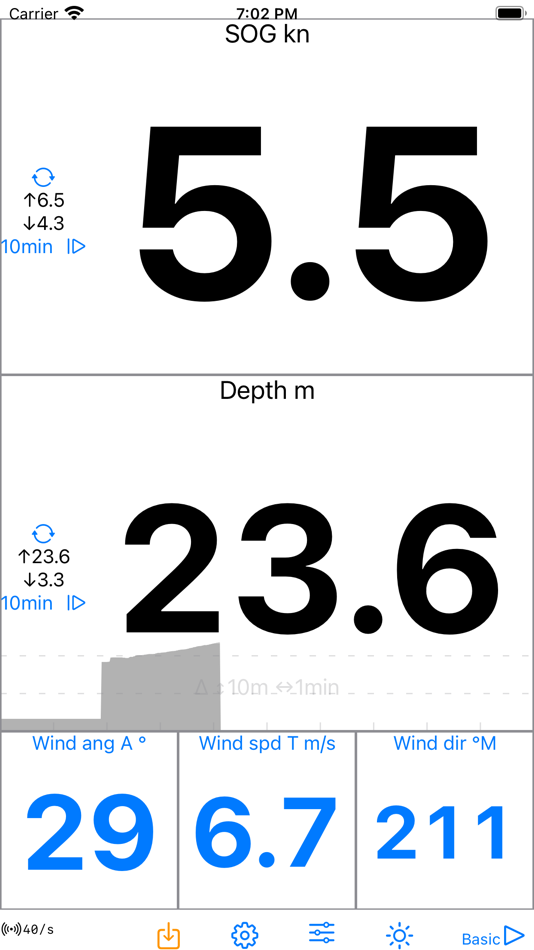 #1. Display0183M (iOS) 由: Pekka Leppanen