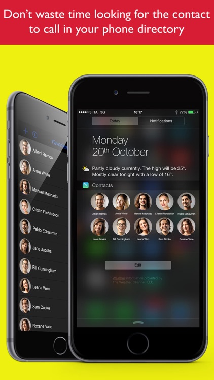 Favorite Contacts Widget quike