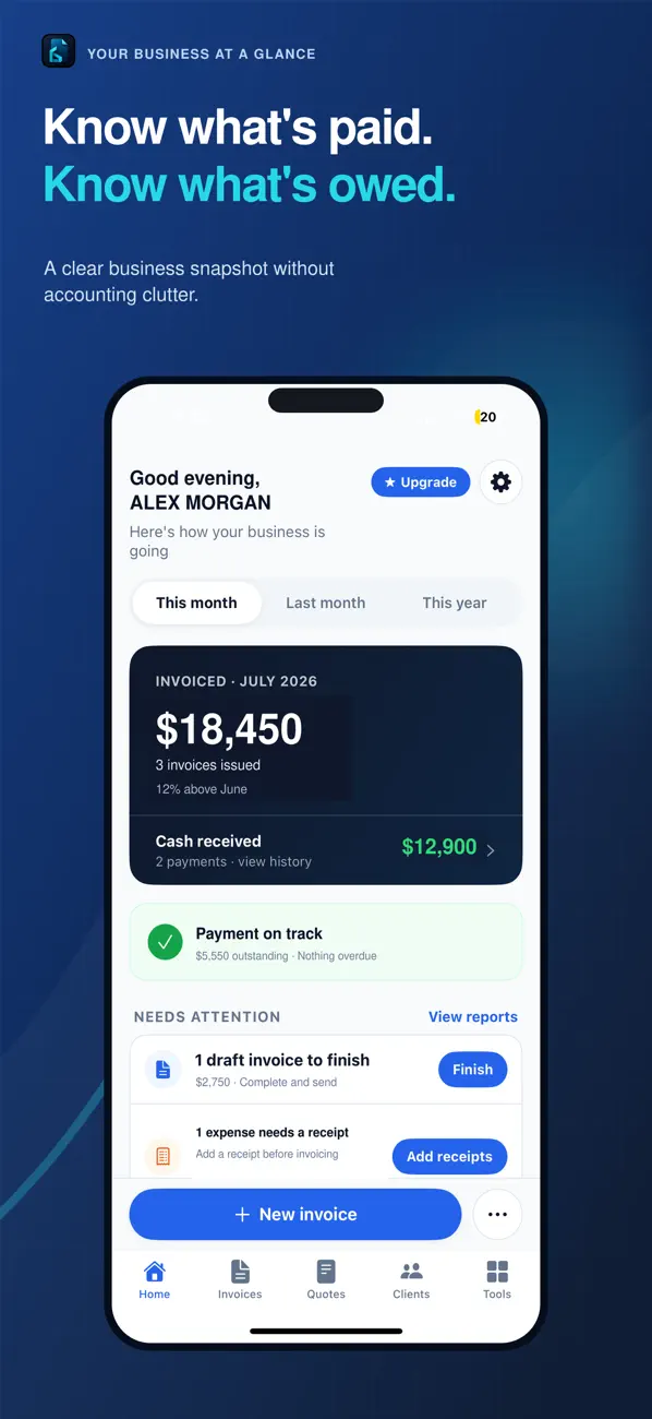 Buildstate Invoice current App Store screenshot 3