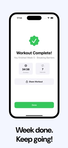 Interval Running Coach RunMate Screenshot 6 of 6